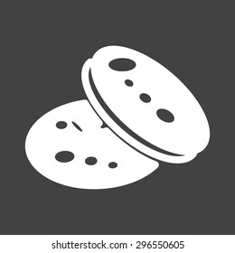 Cookie, cookies, chocolate icon vector image. Can also be used for eatables, food and drinks. Suitable for use on web apps, mobile apps and print media