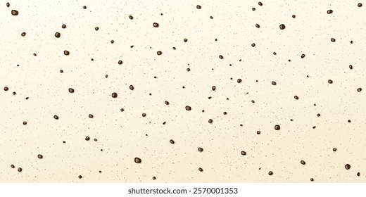 Cookie and cream ice cream texture background graphic illustration. Chocolate chip background.