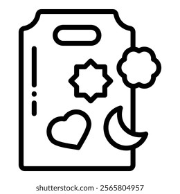 Cookie Cutter Icon Element For Design