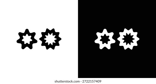 Ilustración vectorial de iconos de cortador de galletas - iconos de vector de estilo negro de alta calidad