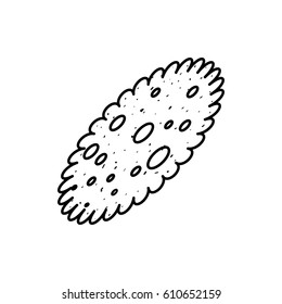 Cookie delicious snack icon vector illustration graphic design