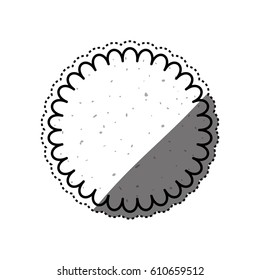 Cookie delicious snack icon vector illustration graphic design