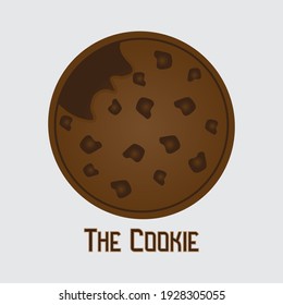 Ilustración vectorial de diseño de cookies en Ai.