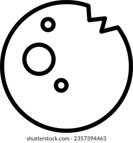 Cookie Dinner Drink Outline Icon