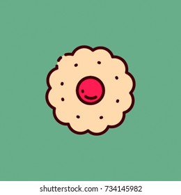 Cookie - Flat Vector Design