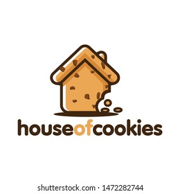 cookie food logo template design