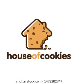 cookie food logo template design
