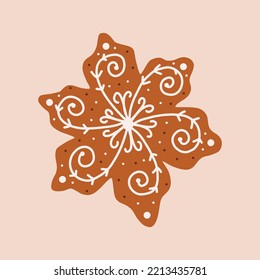 Cookie gingerbread man new year christmas tasty party mister