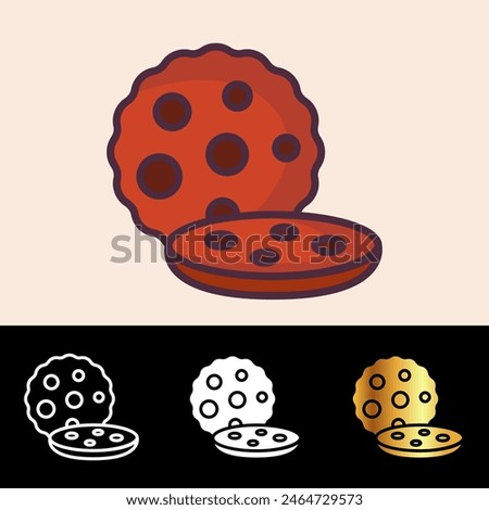 The Cookie icon adds a delightful and enticing touch to bakery websites, culinary blogs, and snack-themed projects.