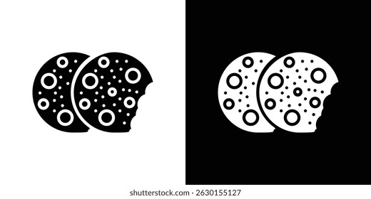 Cookie icon concept, vector illustration