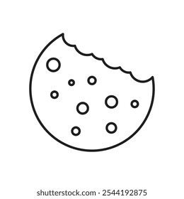 Cookie icon. isolated vector icon.
