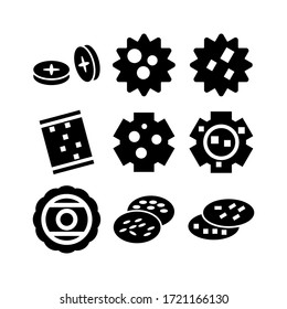 cookie icon or logo isolated sign symbol vector illustration - Collection of high quality black style vector icons
