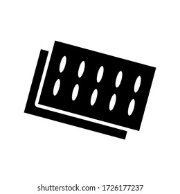 Symbol für Cookies oder Logo isolierte Symbol-Vektor-Illustration - qualitativ hochwertige Vektor-Symbole für schwarzen Stil
