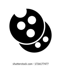 cookie icon or logo isolated sign symbol vector illustration - high quality black style vector icons
