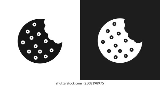 Cookie icon logo set vector