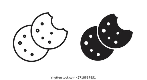 Icono de la galleta para el App móvil, diseños editables