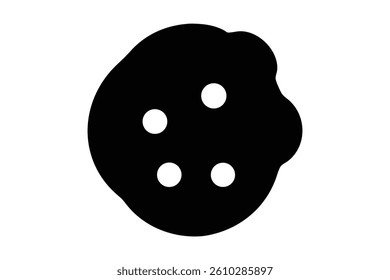 cookie icon on eps 10 
