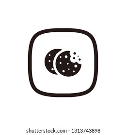 Cookie icon sign symbol