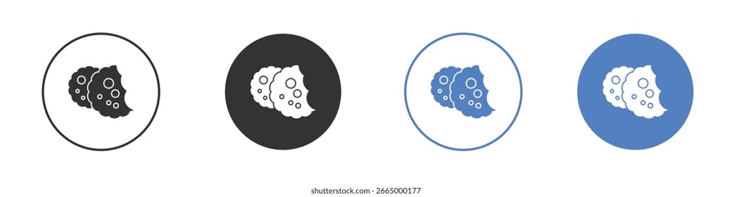 Símbolo de icono de cookie. Elemento de diseño de calidad.