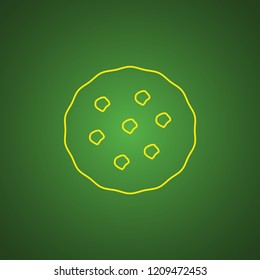 Cookie icon vector