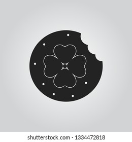 Cookie icon vector