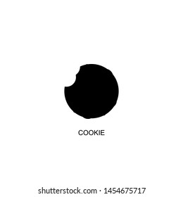 cookie icon vector black design