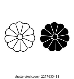 Cookie icon vector. Confectionery illustration sign. Pastry symbol. Confection logo.