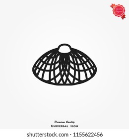 Cookie icon vector, dessert sign isolated on background