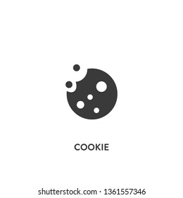 Cookie Icon Vector. Cookie Sign On White Background. Cookie Icon For Web And App