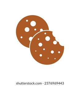 cookie icon vector template illustration logo design