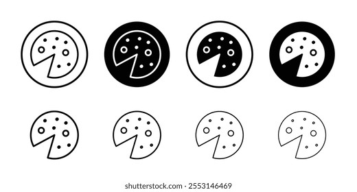 Ícone de cookie web design no vetor