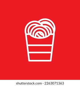 Cookie icons, common graphic resources, vector illustrations.