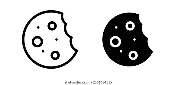Cookie icons for web ui designs