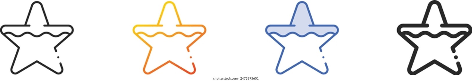 cookie icon.Thin Linear, Gradient, Blue Stroke and bold Style Design Isolated On White Background