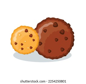 Cookie, einzelne Vektorgrafik EPS10