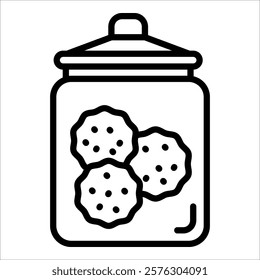 Cookie Jar Icon Element For Design