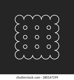 cookie line icon