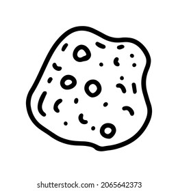 cookie line vector doodle simple icon design