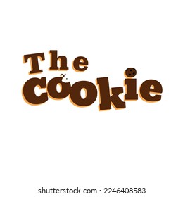 cookie logo, bakery item, food logo sweete, pastery, cake, funky, joyable logo, entertaining
