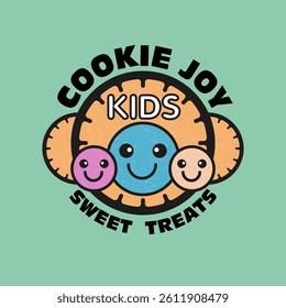 The cookie logo. Vector image.