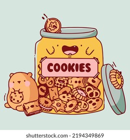 Cookie Memes Tshirt Vector Design