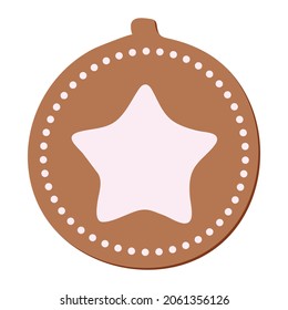 Cookie Ornament Christmas Gingerbread Vector For Web, Presentation, Logo, Icon, Etc