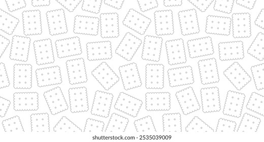 cookie pattern background. biscuits pattern background. chocolate chips pattern background. Cartoon illustration of Cookies. biscuits illustration.