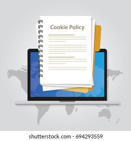 Cookie Policy Information Privacy In Website Collecting Data From Visitor