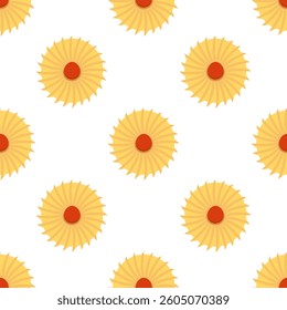 cookie seamless pattern background. Cartoon illustration of Cookies. biscuits illustration. chocolate chips pattern background.