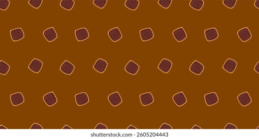 cookie seamless pattern background. Cartoon illustration of Cookies. biscuits illustration. chocolate chips pattern background.