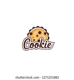 cookie snack logo symbol design vector graphic idea creative