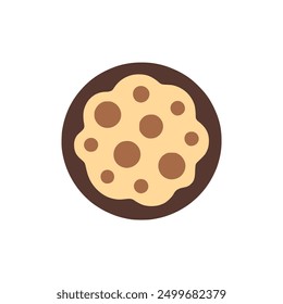 Diseño de Plantilla de Ilustración vectorial de logotipo de bocadillo de galletas