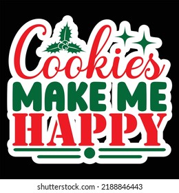 Cookie Sticker Design, you can download vector file.