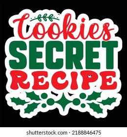 Cookie Sticker Design, you can download vector file.